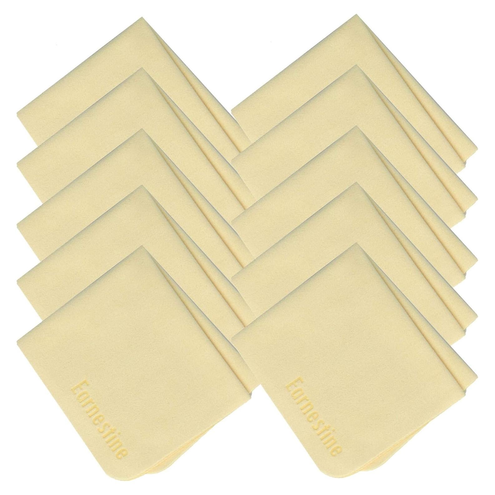 Paquete de 10 paños de limpieza de microfibra Earnestine