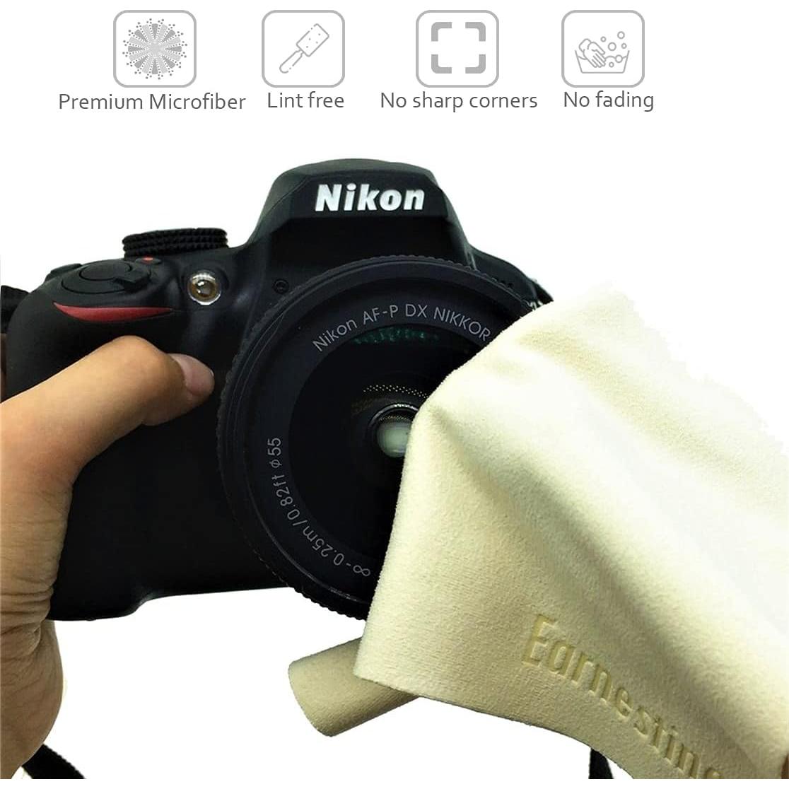 Paquete de 20 paños de limpieza de gafas Earnestine 15x18 cm