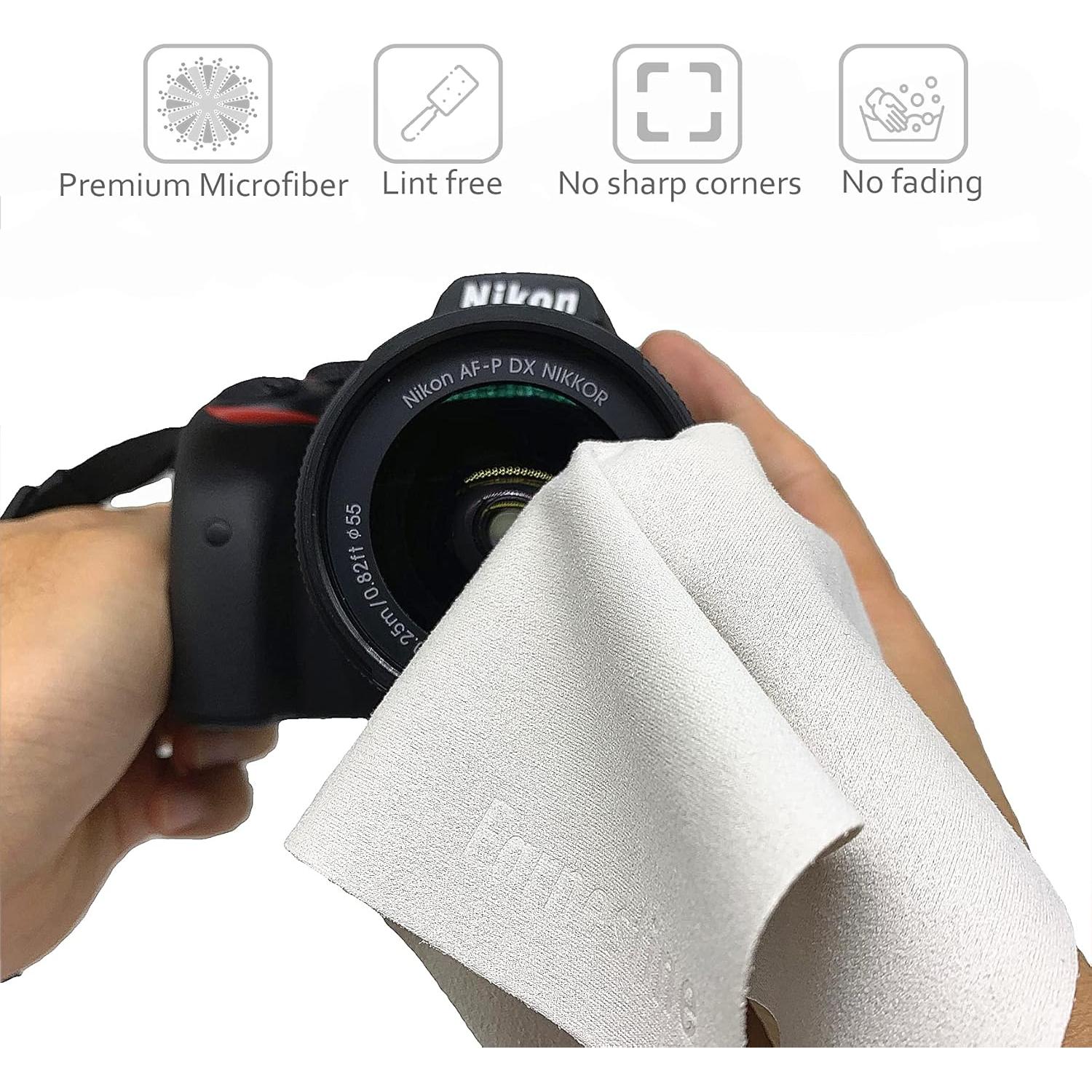 Paquete de 20 paños de limpieza de gafas Earnestine 15x18 cm