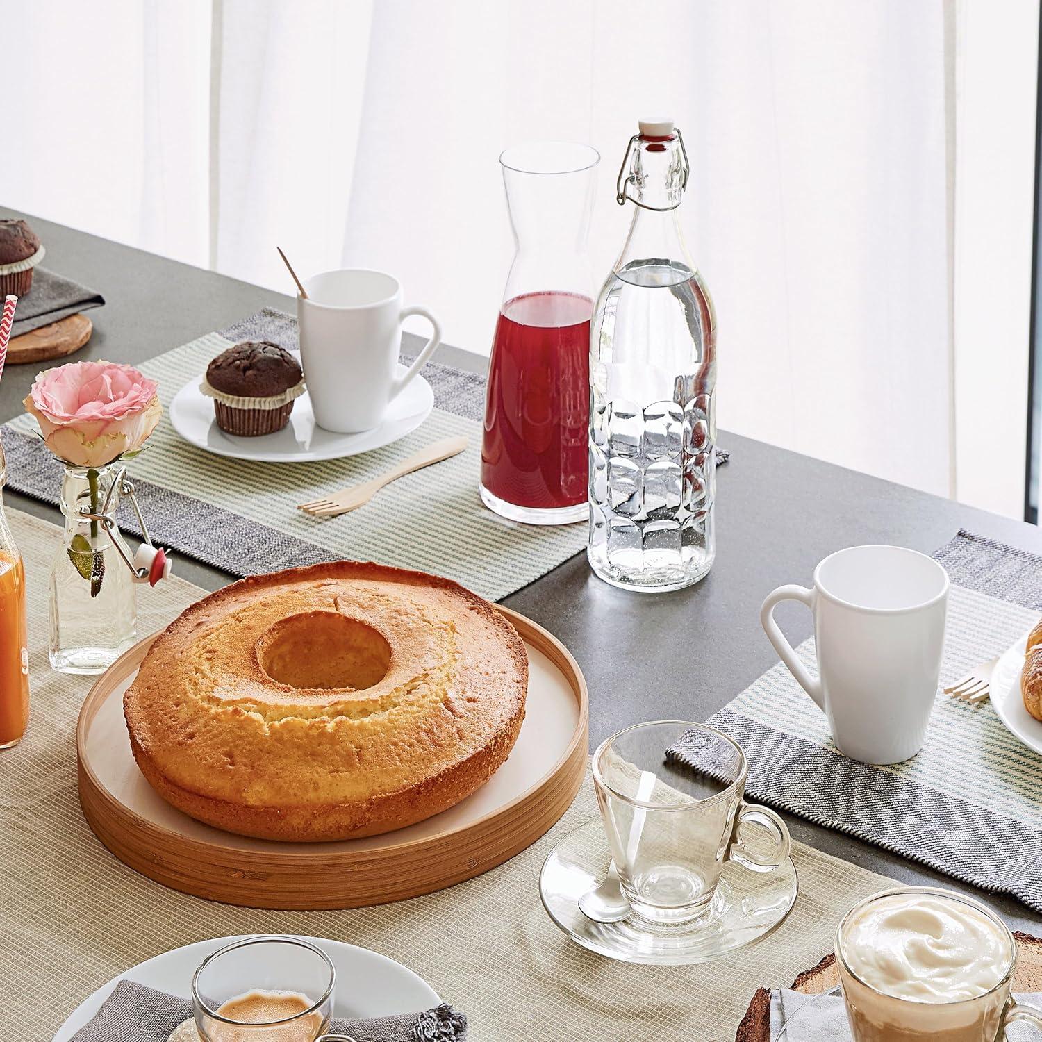 Juego de 2 Botellas de Vidrio Bormioli Rocco Moresca 1000 ml