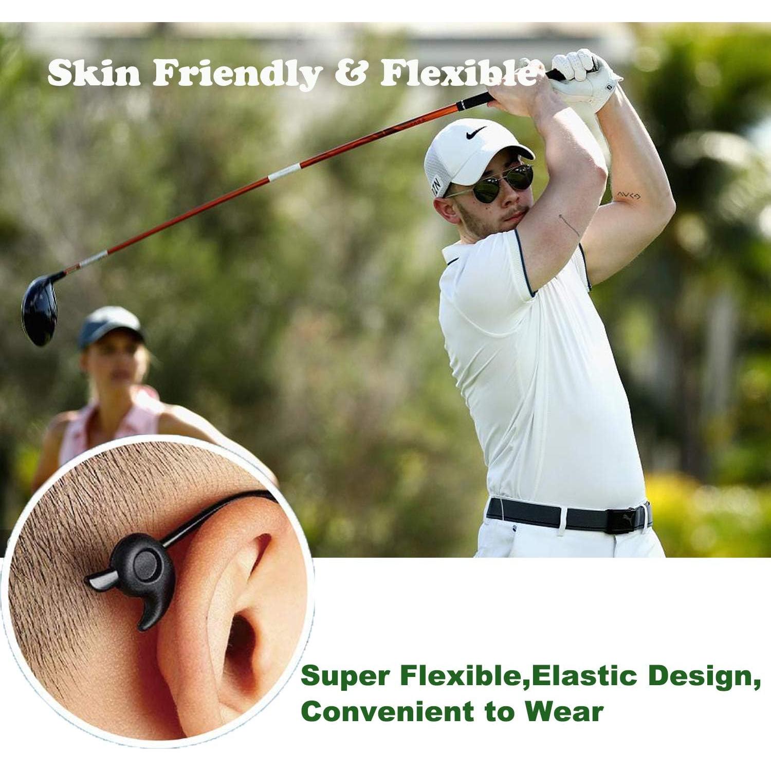 Ganchos antideslizantes para gafas 10 pares - Negro