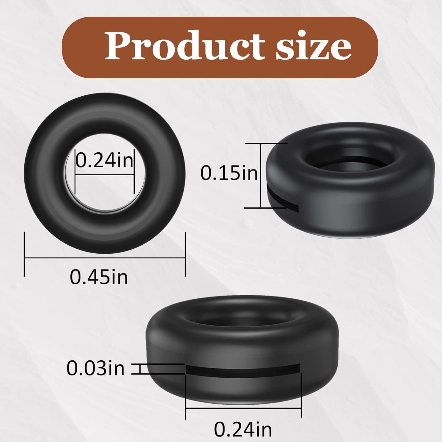 14 Pares de Sujetadores Antideslizantes para Gafas - Negro