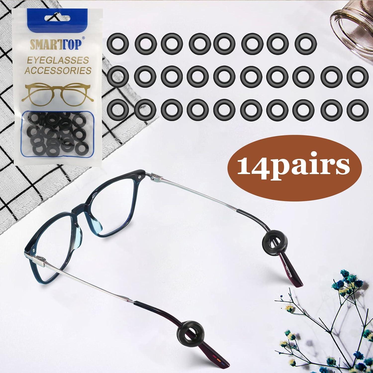 14 Pares de Fundas Antideslizantes para Gafas - SMARTTOP