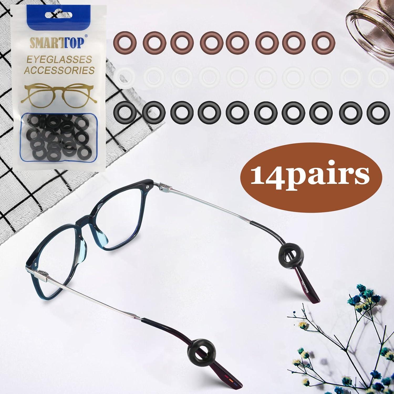 14 Pares de Fundas Antideslizantes para Gafas SMARTTOP