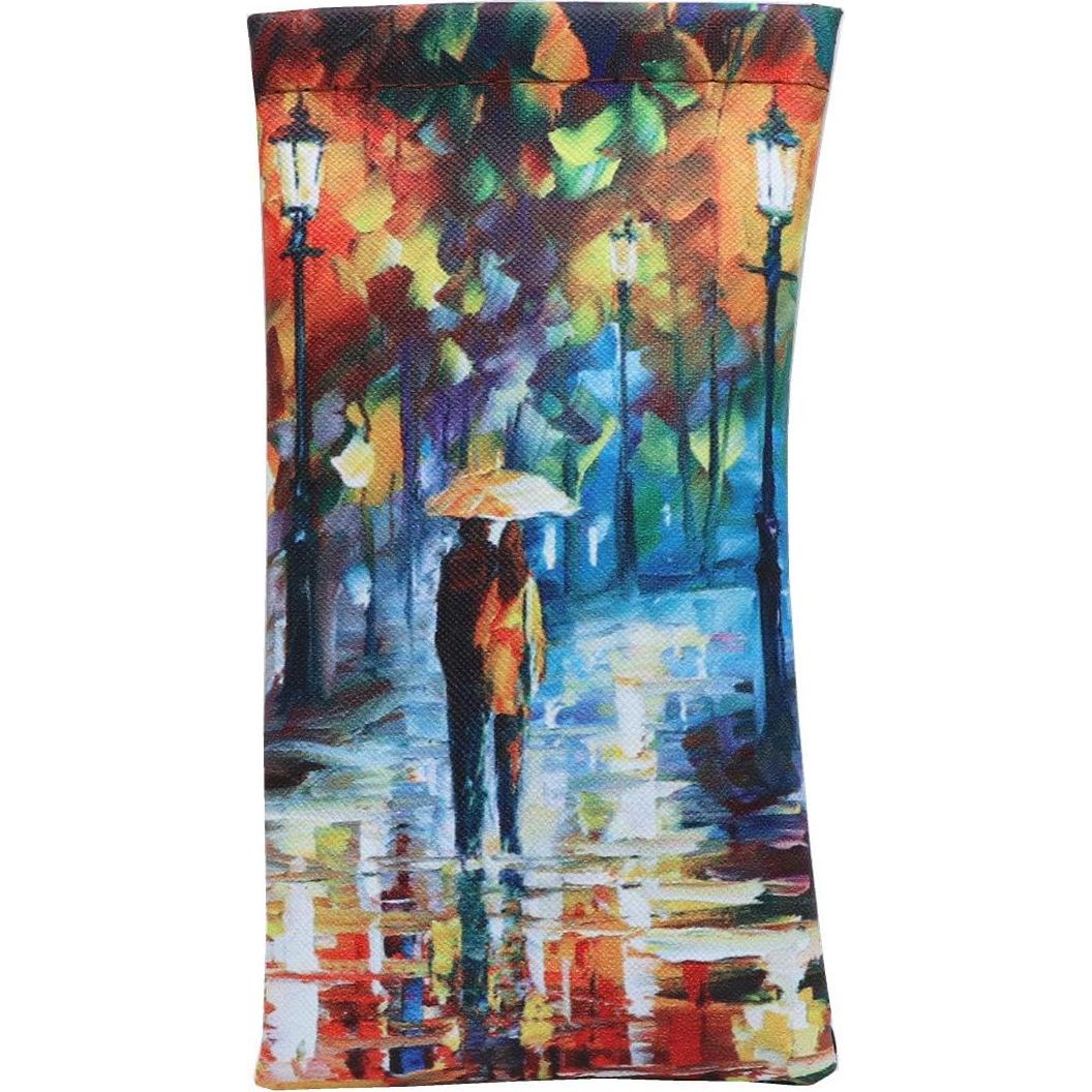 Pack 3 Fundas de Gafas PU con Tapa de Presión 17,15 cm