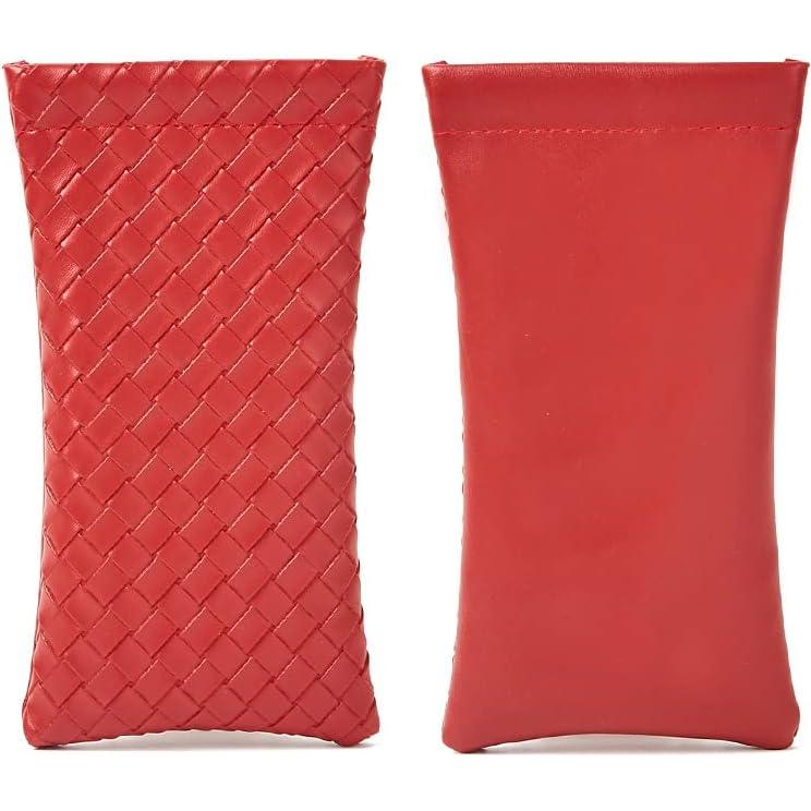 Pack 3 Fundas de Gafas PU con Tapa de Presión