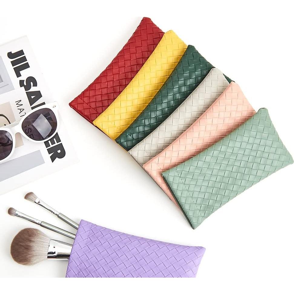 Pack 3 Fundas de Gafas PU con Tapa de Presión