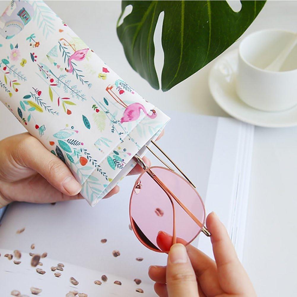 Pack 3 Fundas de Gafas PU con Cierre Superior