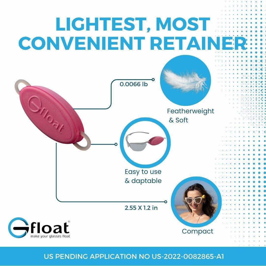 Correa Flotante para Gafas G-FLOAT Rosa 3 Piezas