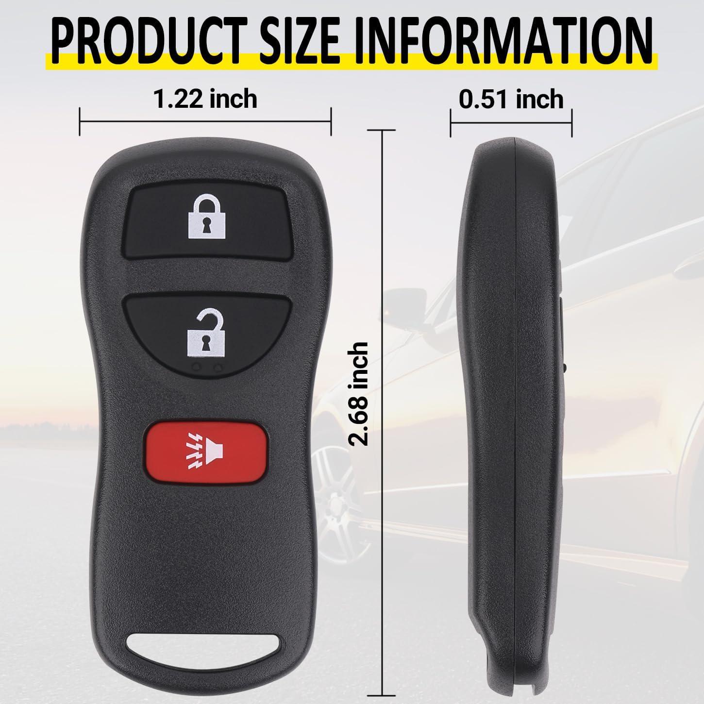 Control Remoto Entrada Sin Llave Vurkcy para Nissan/Infiniti