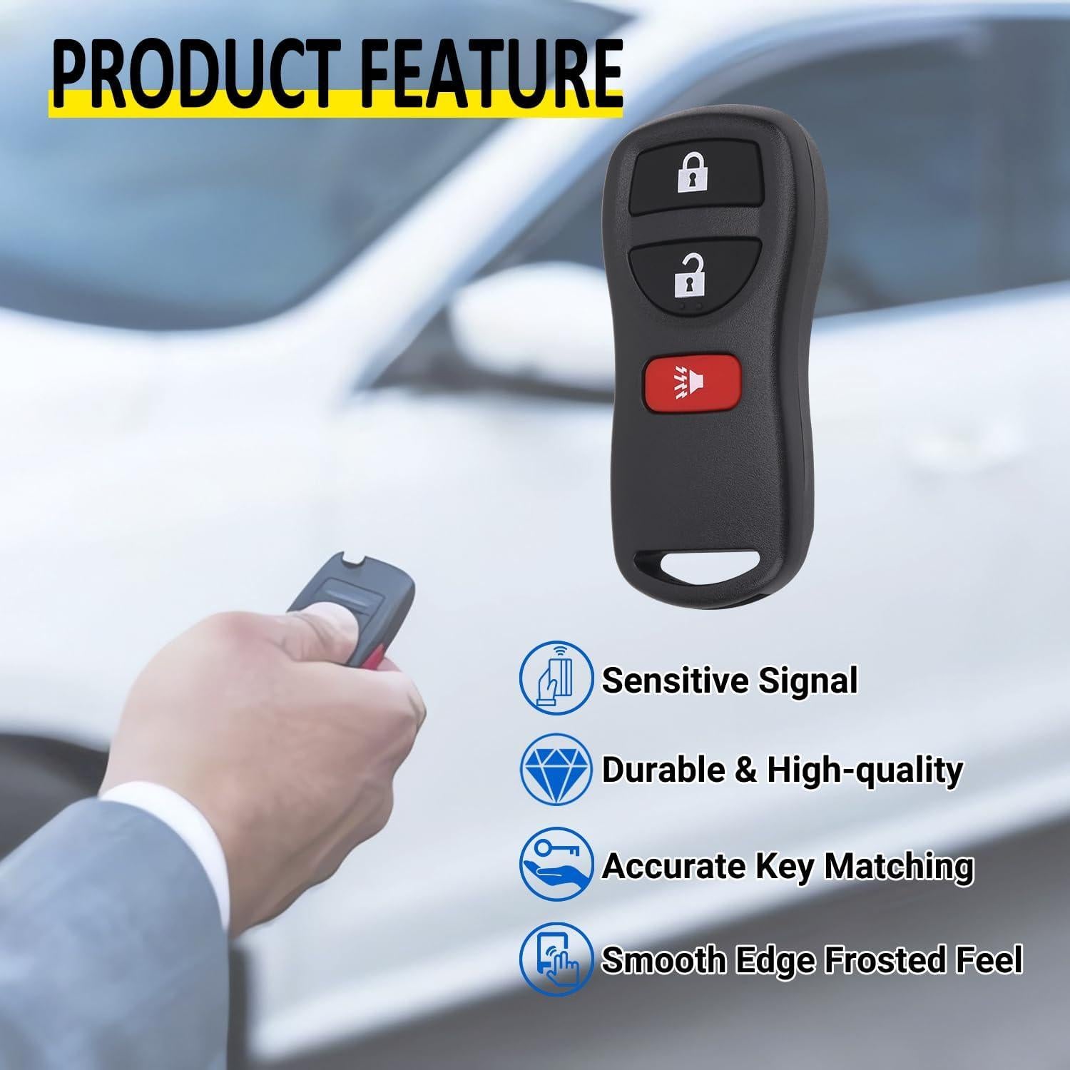 Control Remoto Entrada Sin Llave Vurkcy para Nissan/Infiniti