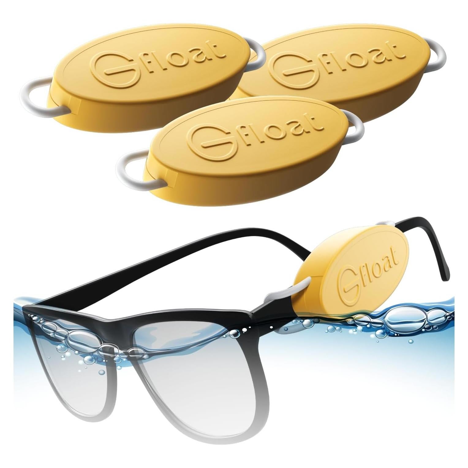 Correa Flotante para Gafas G-FLOAT Amarillo 3 Piezas