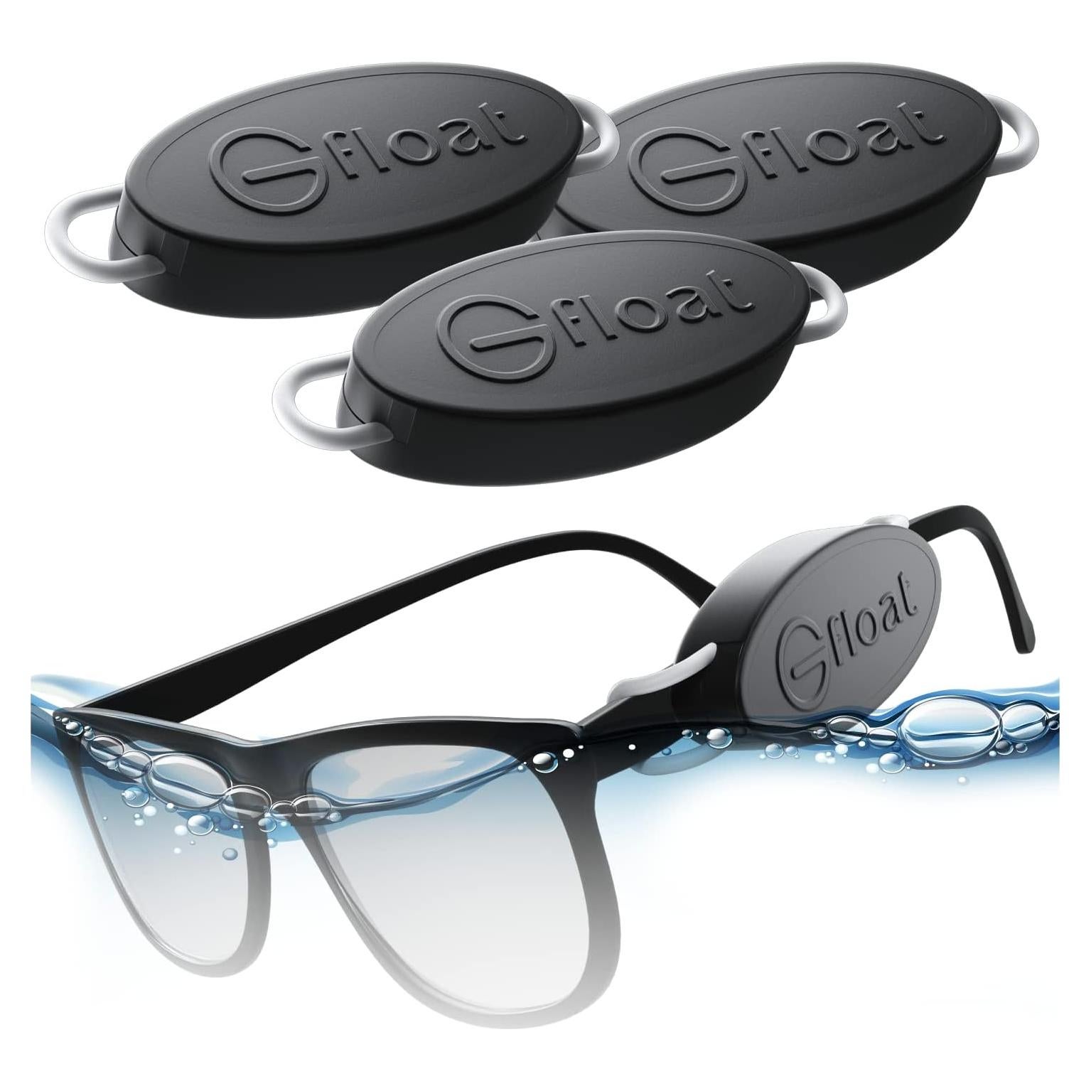 Correa Flotante para Gafas G-FLOAT Negra - Paquete de 3