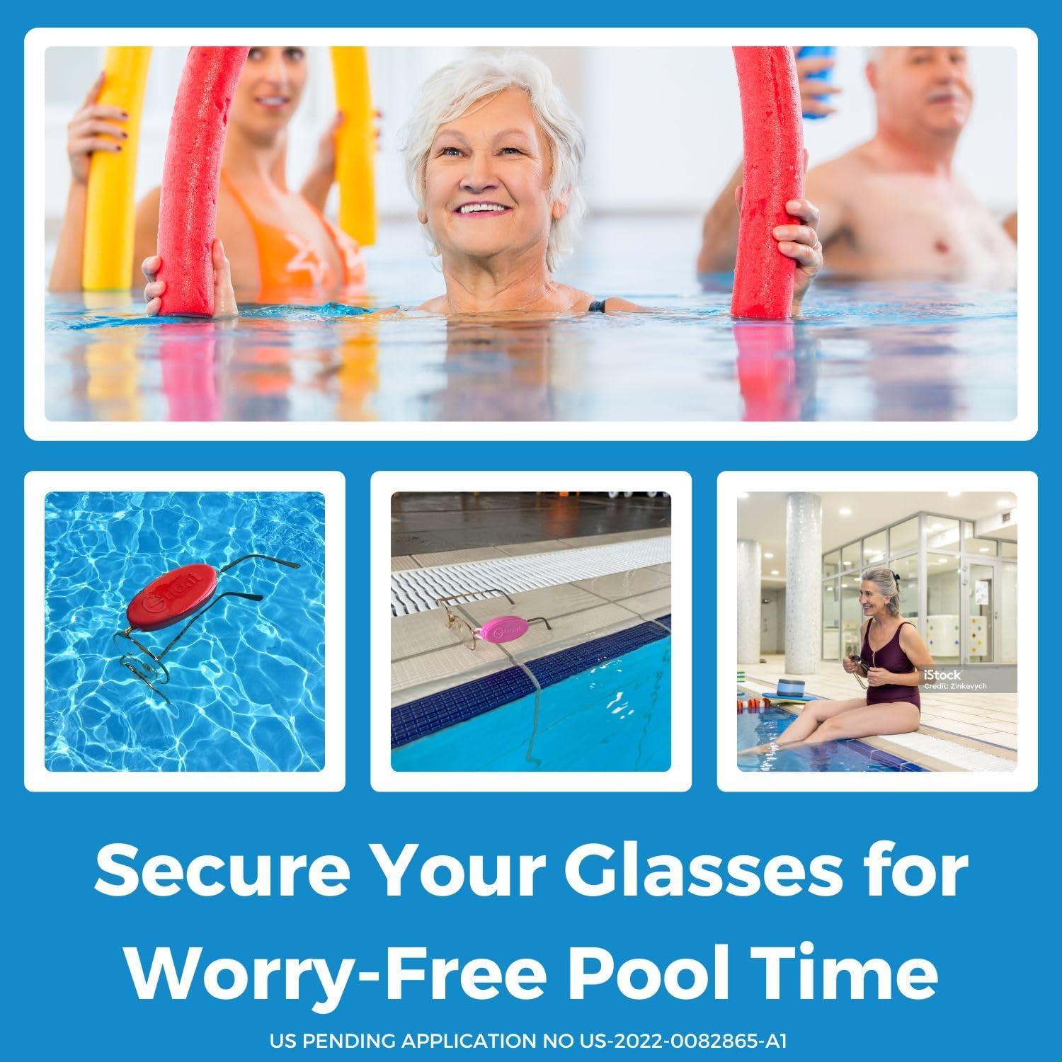 Soporte Flotante para Gafas G-FLOAT Verde Paquete de 2