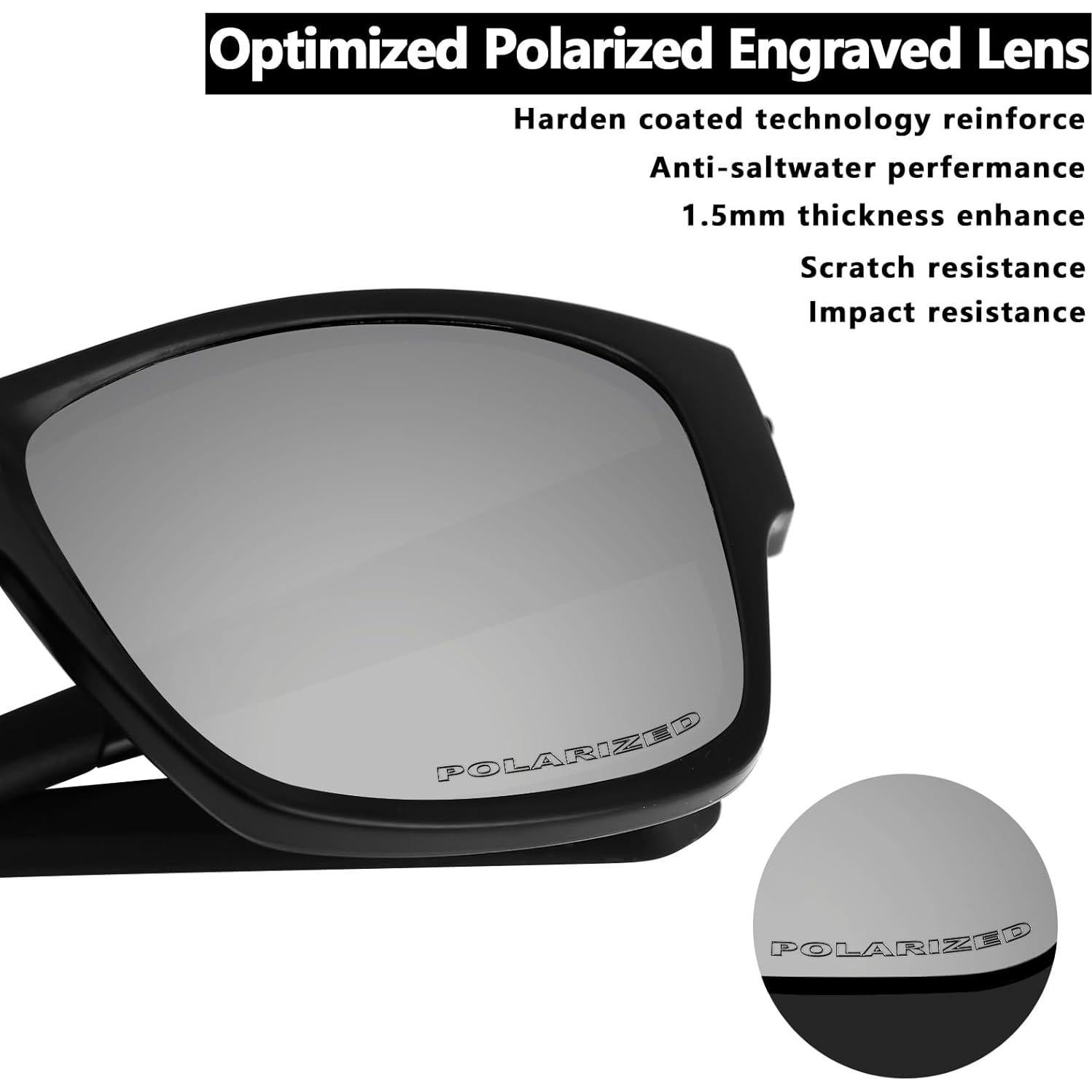 Lentes de Reemplazo Polarizados Alphax para Oakley Jawbreaker