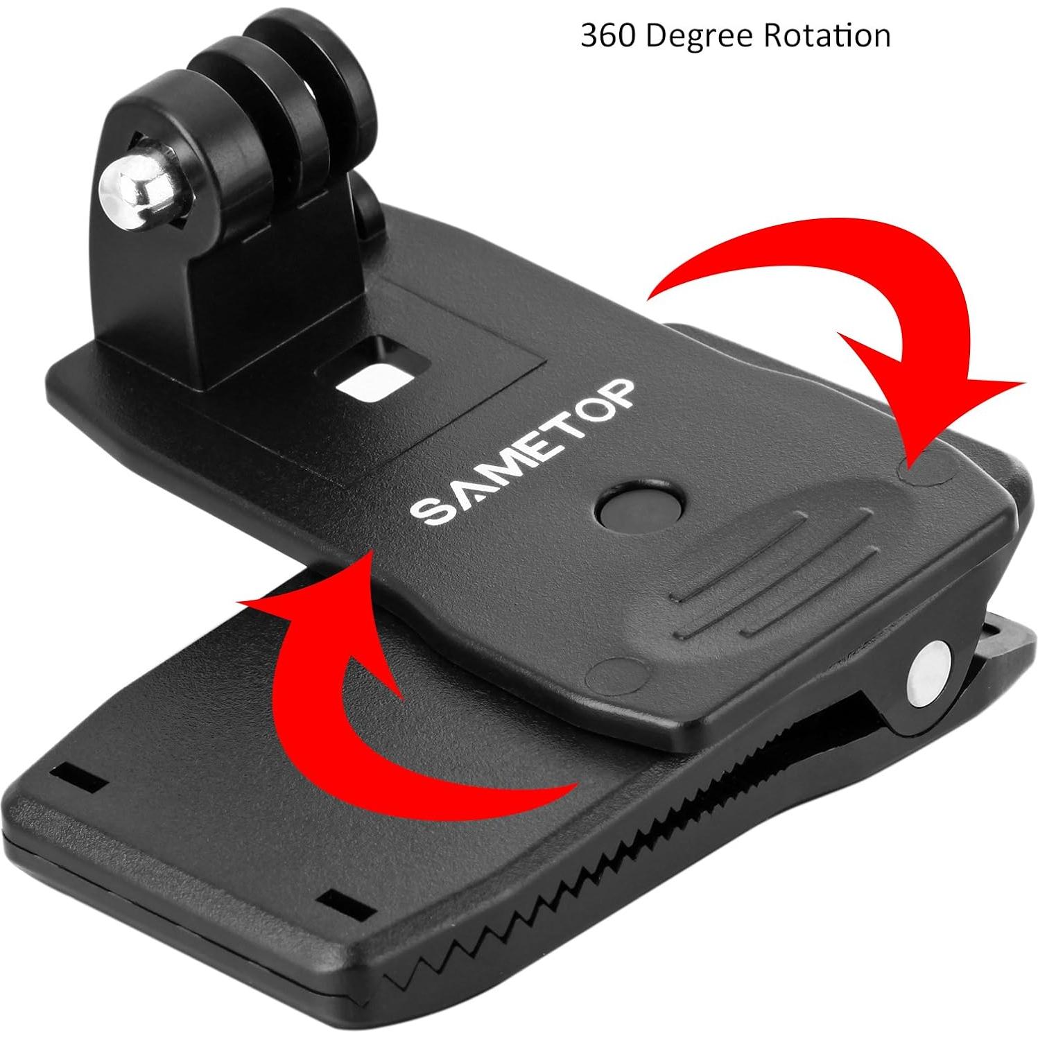 Soporte Clip Rápido Sametop para Correa de Mochila GoPro