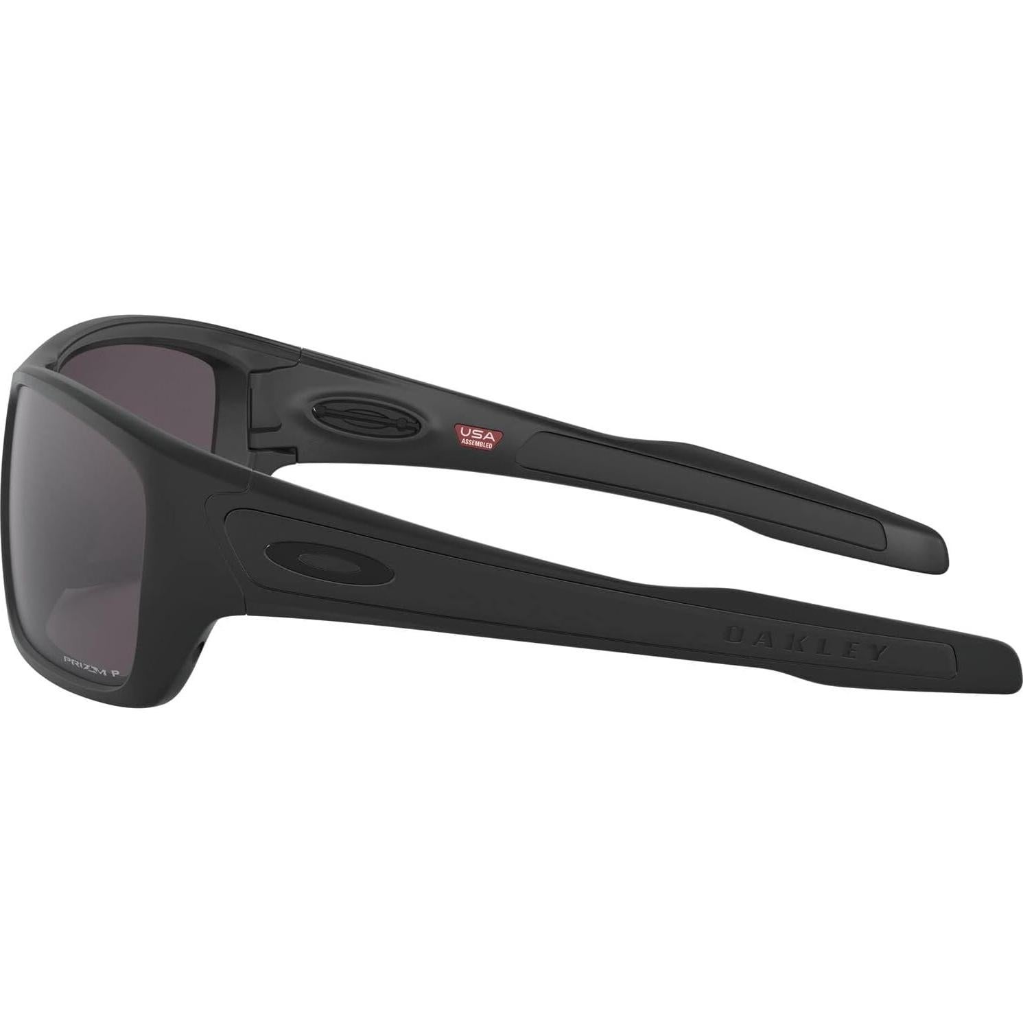 Gafas de sol Oakley Turbine negras con lentes polarizados