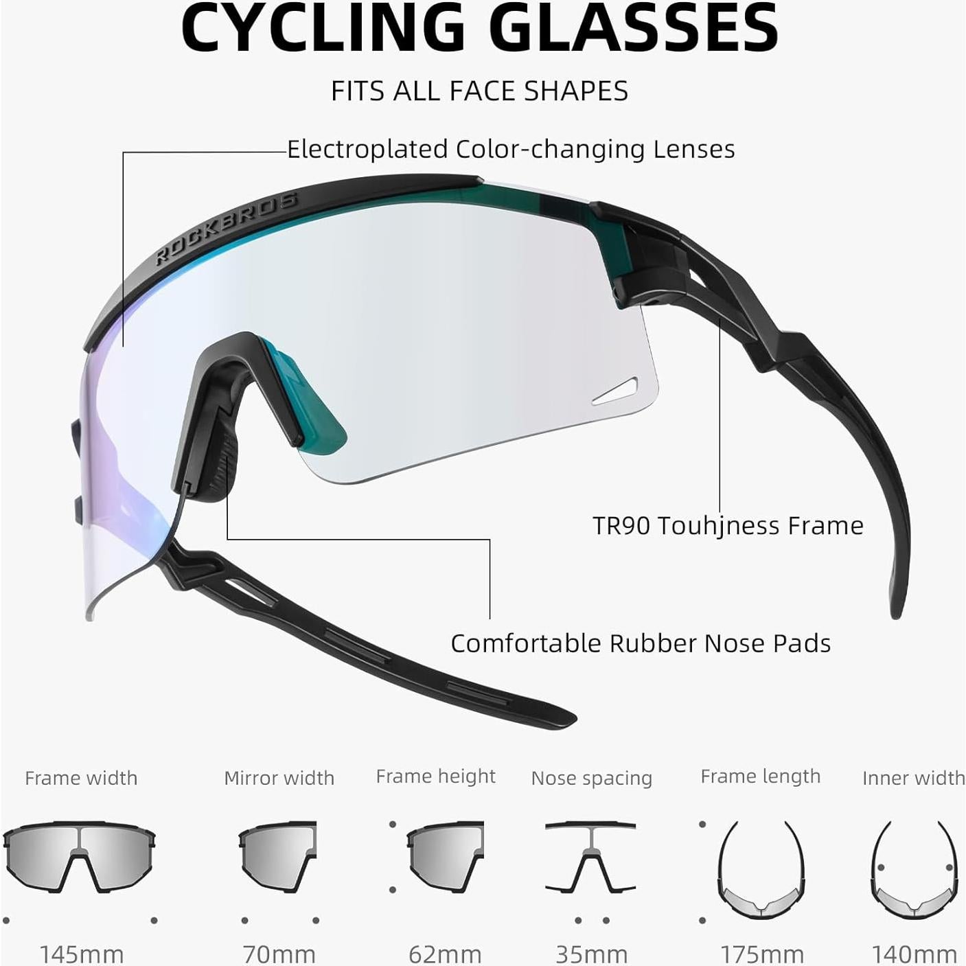 Gafas de Ciclismo ROCKBROS UV Protección Viento Arena