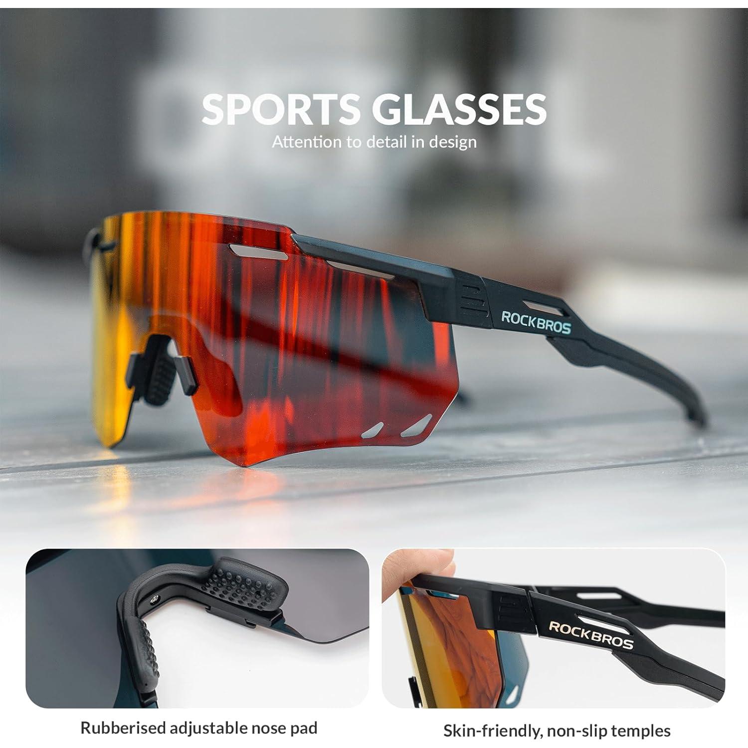Gafas de Ciclismo ROCKBROS Polarizadas UV para Adultos