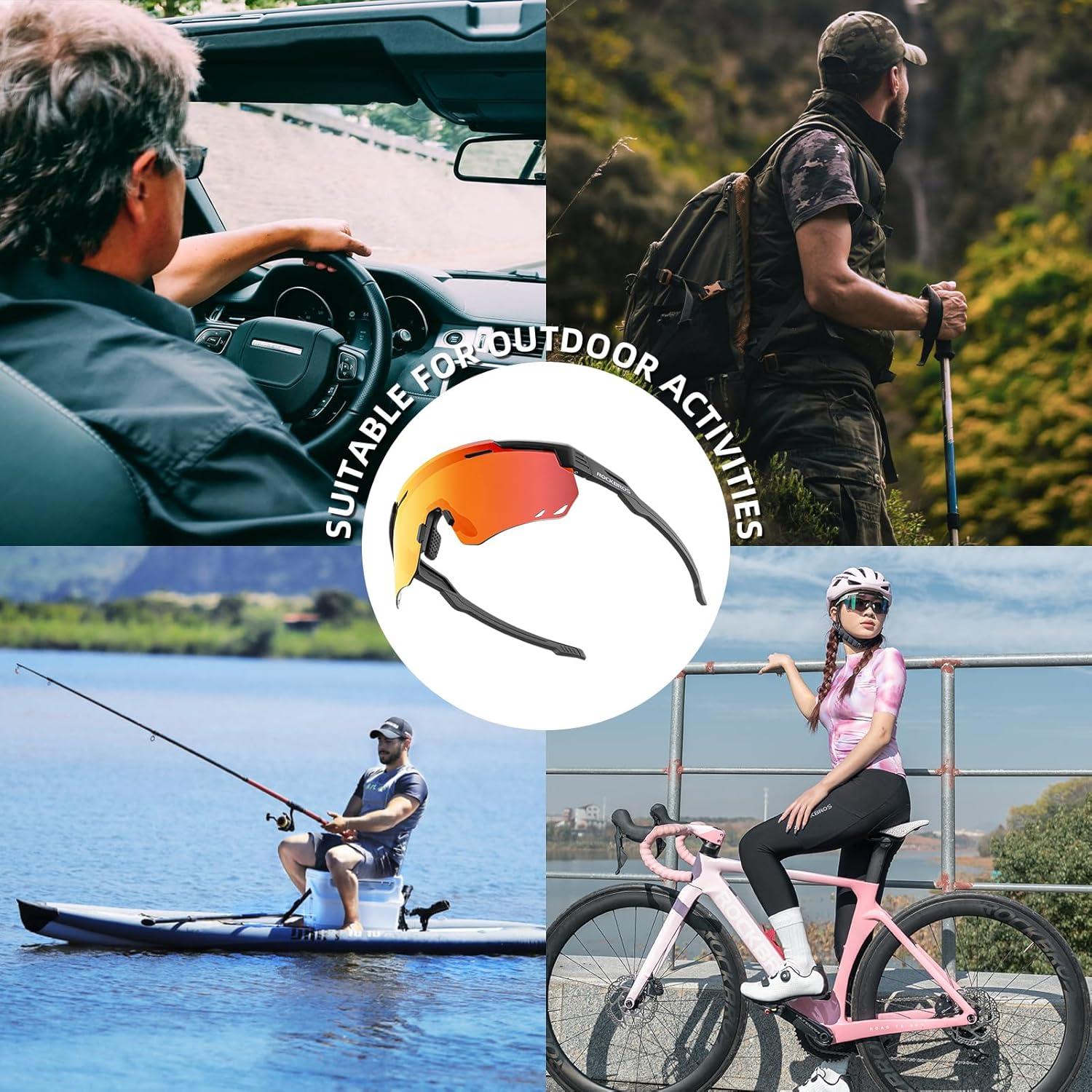 Gafas de Ciclismo ROCKBROS Polarizadas UV para Adultos