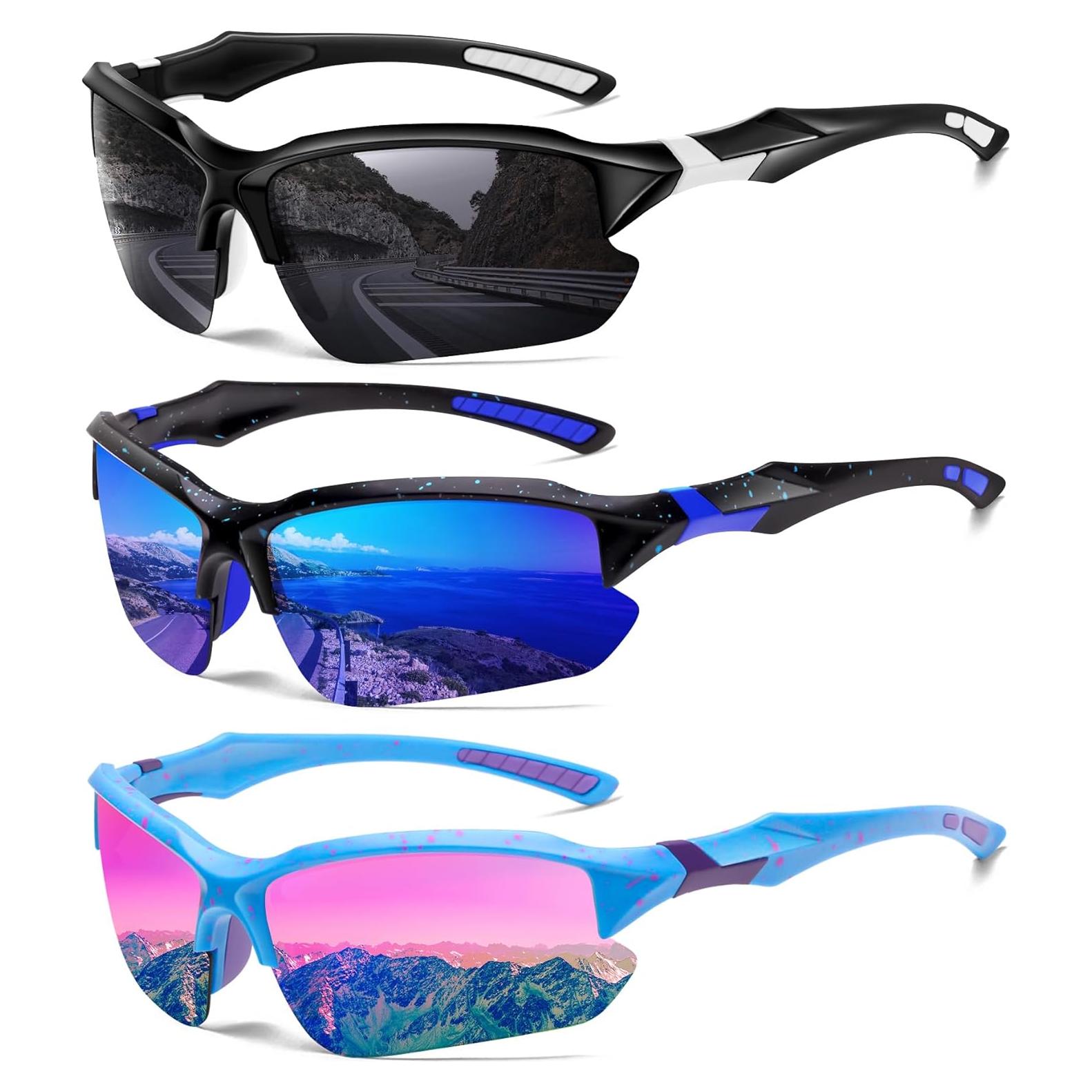 Gafas de sol deportivas DioKiw UV protección hombres