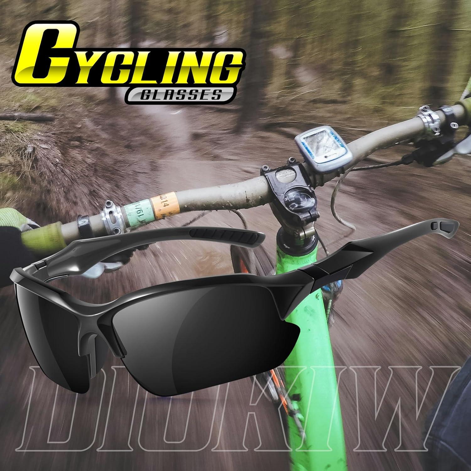 Gafas de sol deportivas DioKiw UV protección hombres 4pcs