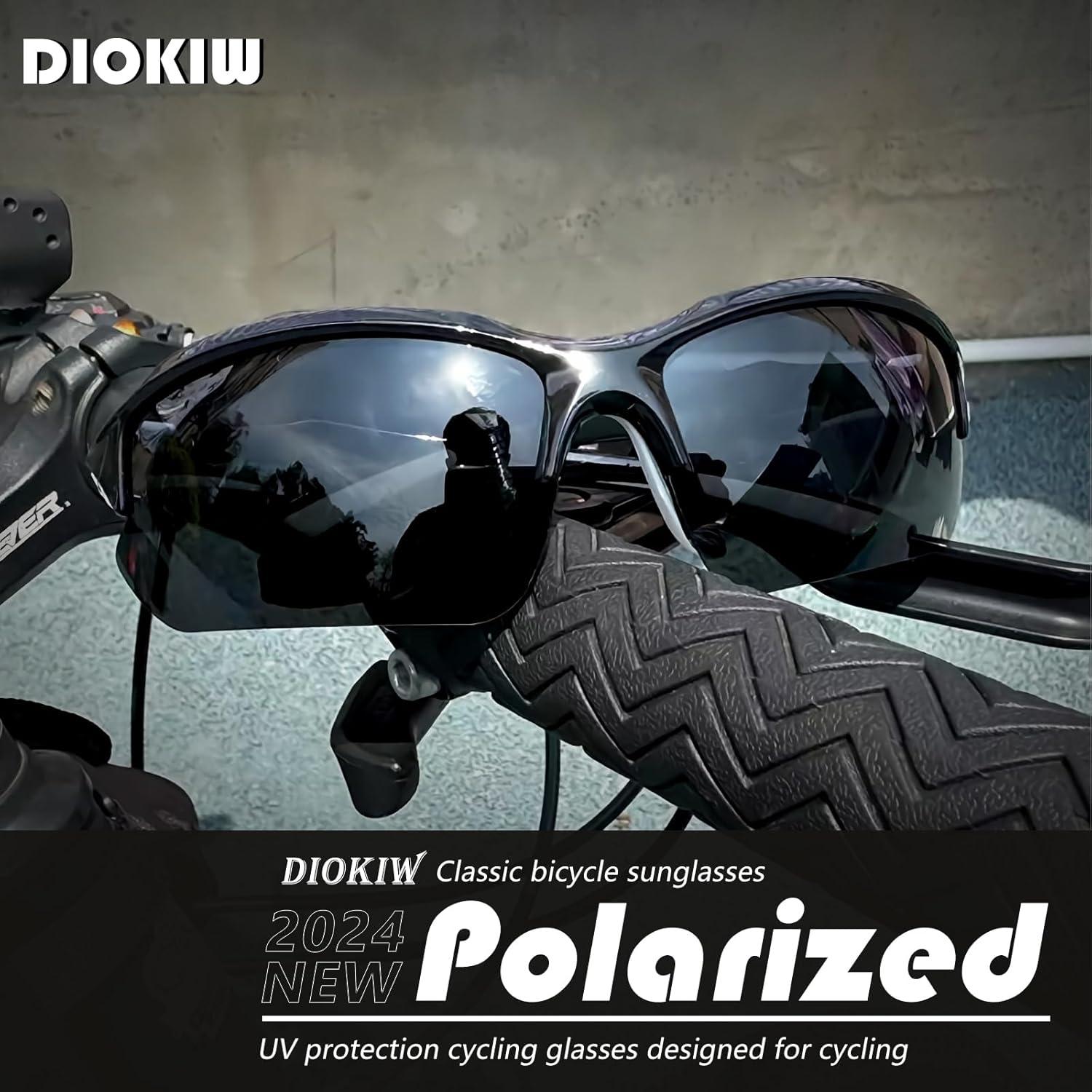 Gafas de sol deportivas DioKiw UV protección hombres 4pcs
