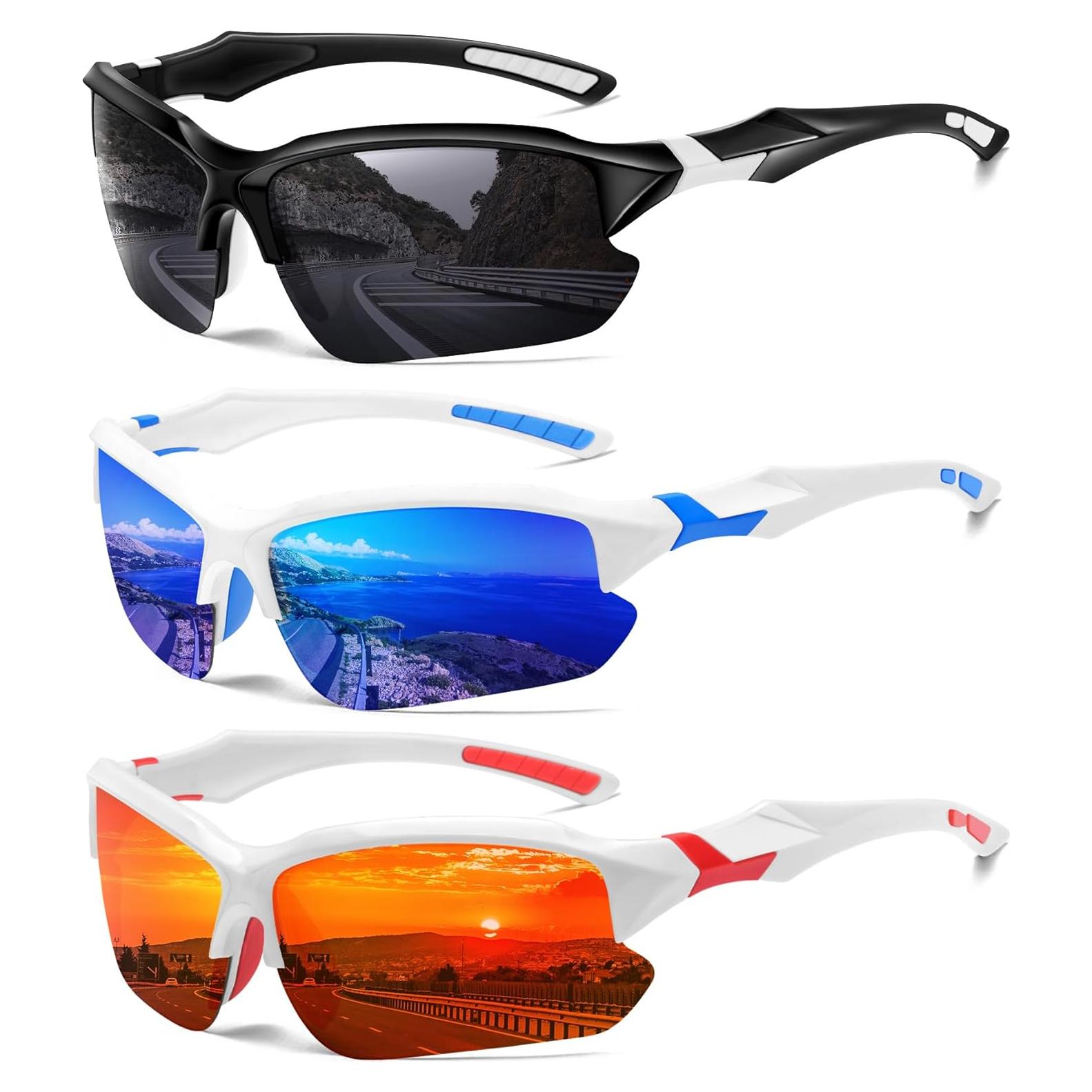 Gafas de sol deportivas DioKiw 3pack UV protección