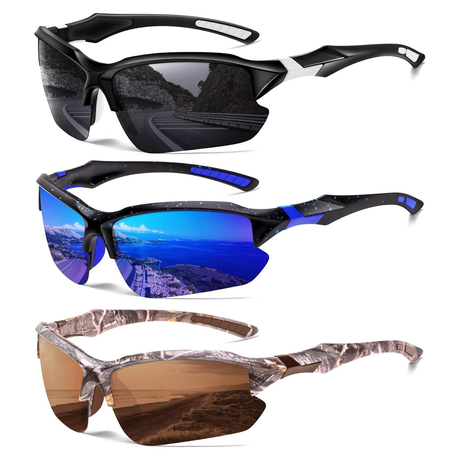 Gafas de sol deportivas DioKiw UV protección hombres