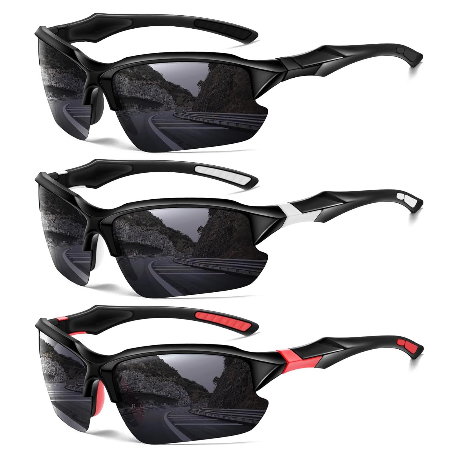 Gafas de sol deportivas DioKiw 3pack UV protección
