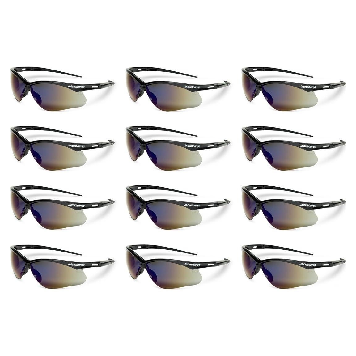 Gafas de Seguridad Jackson SG - Protección UV - Paquete 12