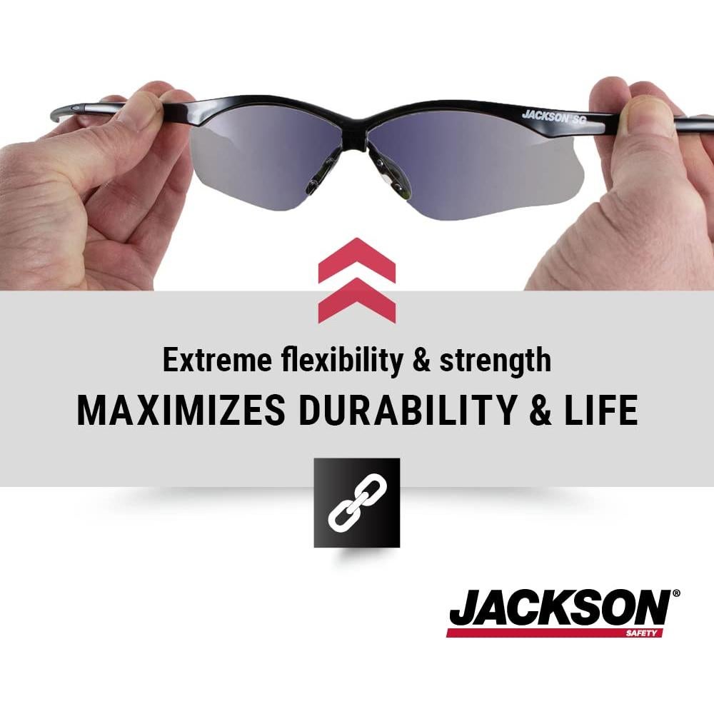 Gafas de Seguridad Jackson SG - Protección UV - Paquete 12