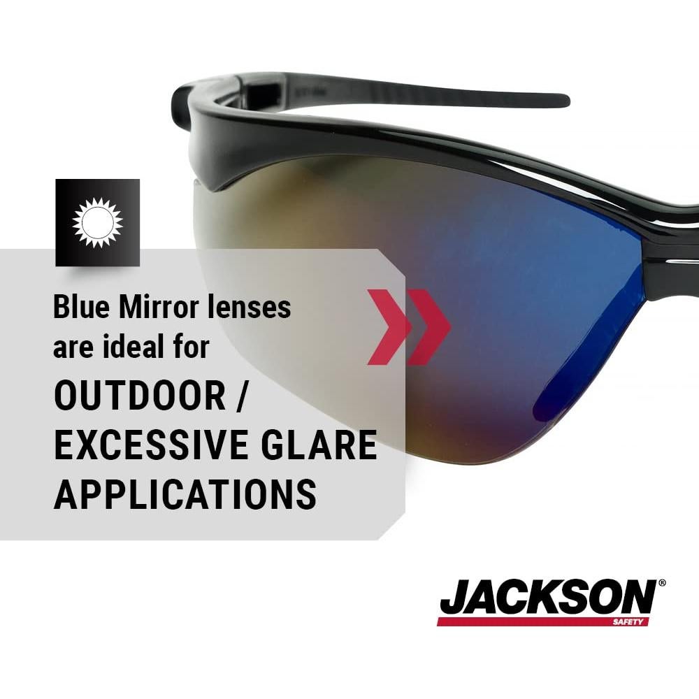 Gafas de Seguridad Jackson SG - Protección UV - Paquete 12