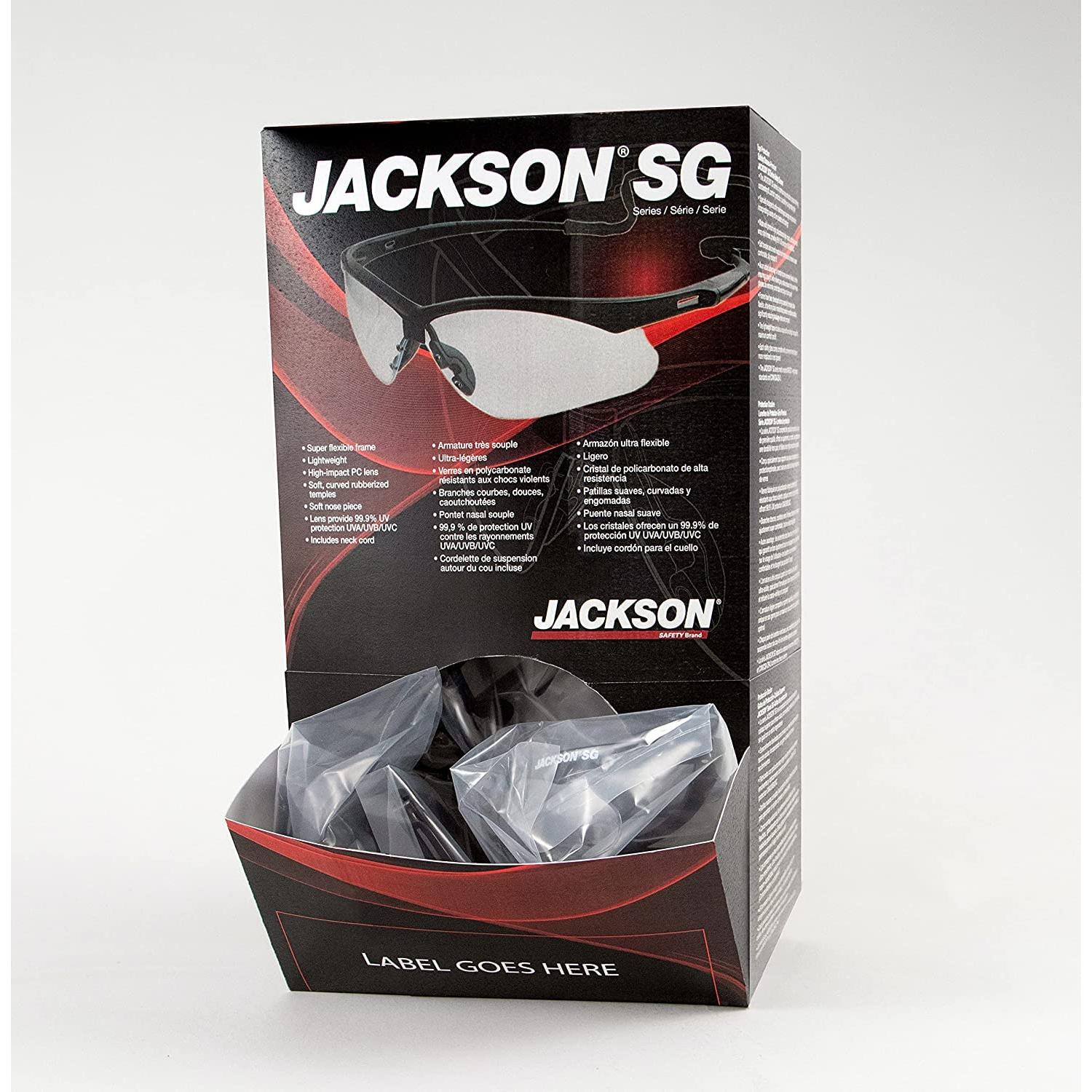 Gafas de Seguridad Jackson Safety SG - Protección UV 99.9%