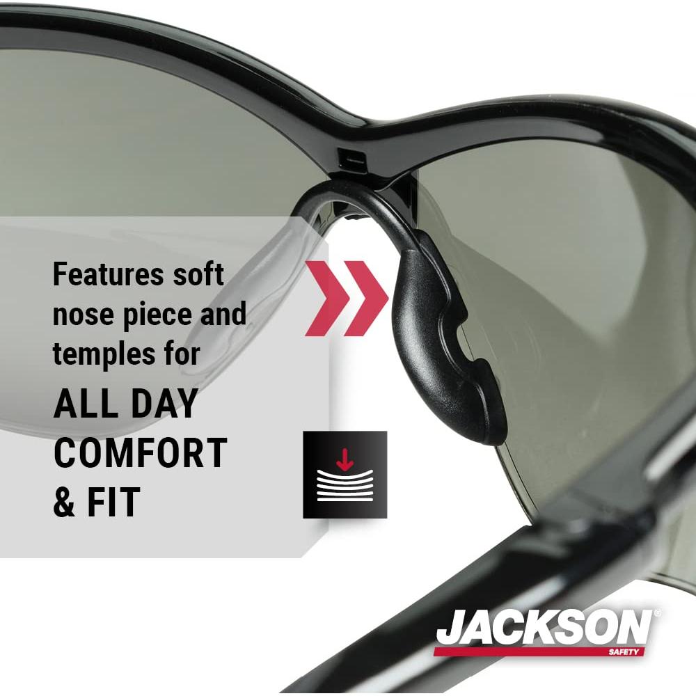 Gafas de Seguridad Jackson SG - Protección UV - Paquete 12