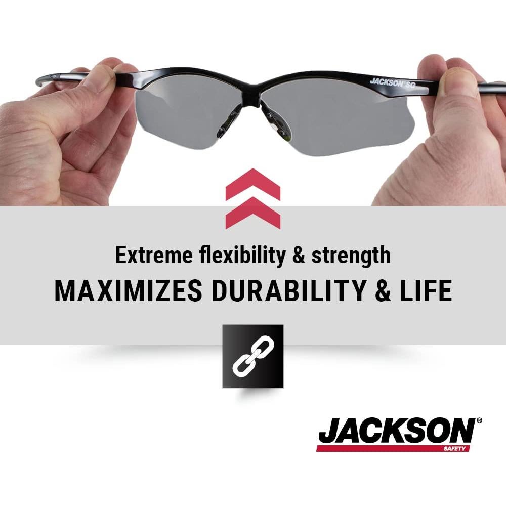 Gafas de Seguridad Jackson SG - Protección UV - Paquete 12