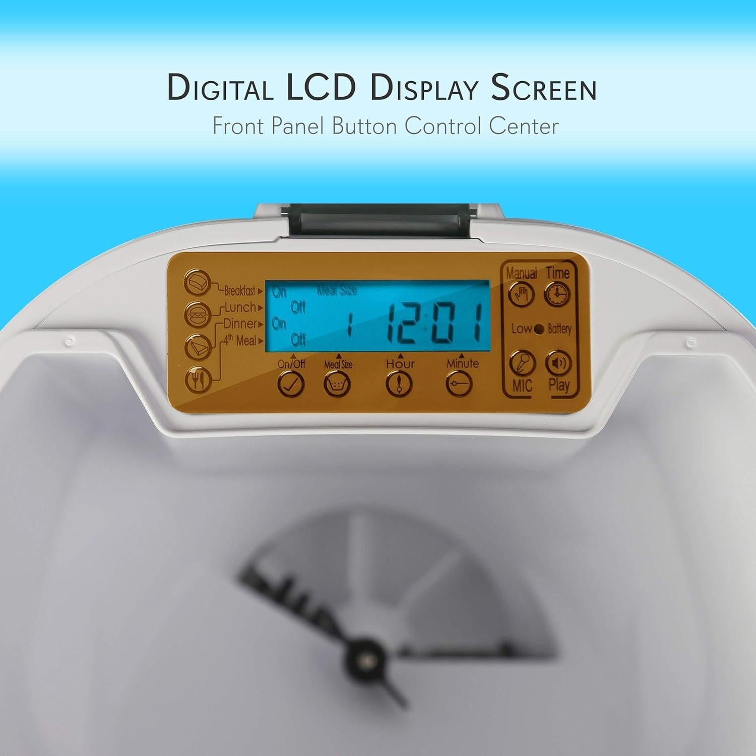 Alimentador Automático SereneLife 7L para Gatos y Perros