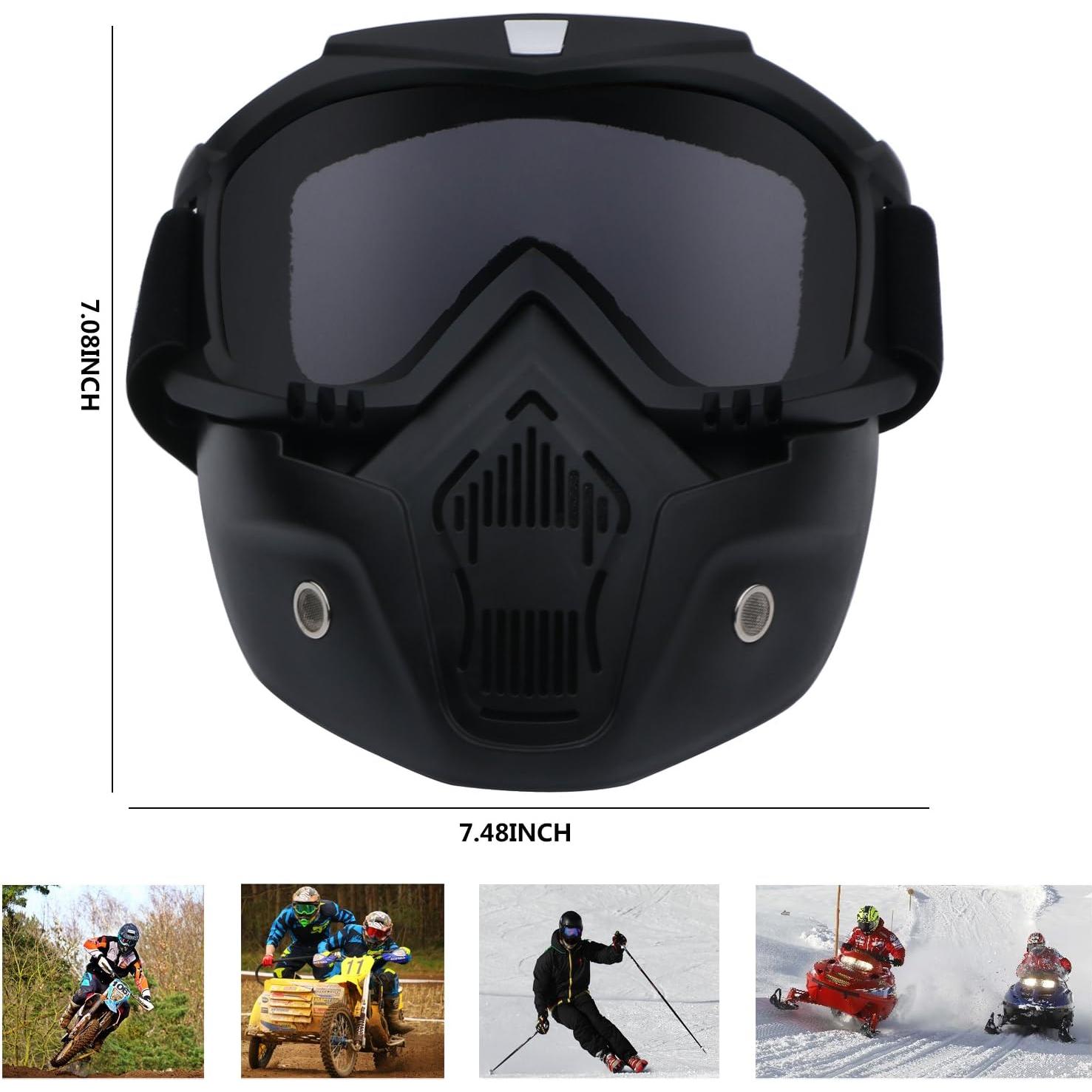 Gafas de Moto Tongshop Mt-009-S9 con Máscara Removible