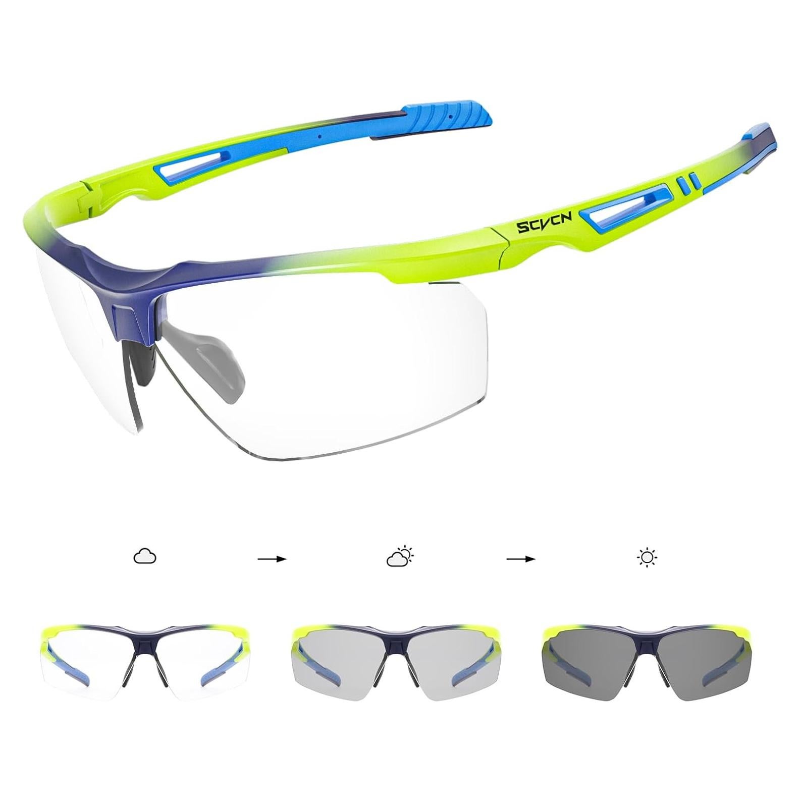 Gafas de sol fotocromáticas SCVCN UV400 para deportes