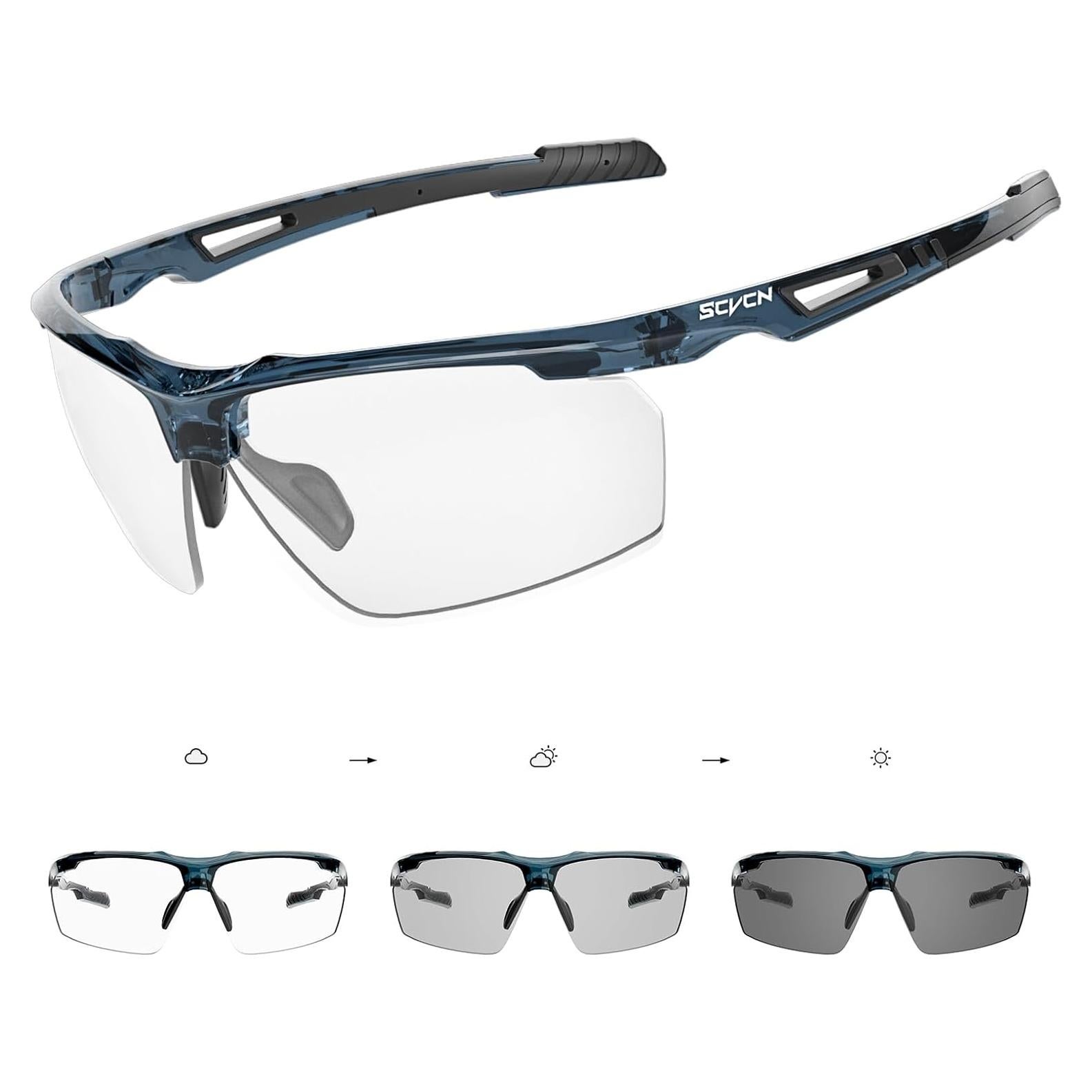 Gafas de sol fotocromáticas SCVCN para deportes UV400