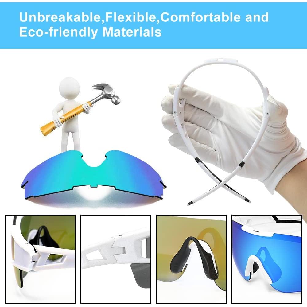 Gafas de Ciclismo SPOSUNE UV400 con 4 Lentes Intercambiables