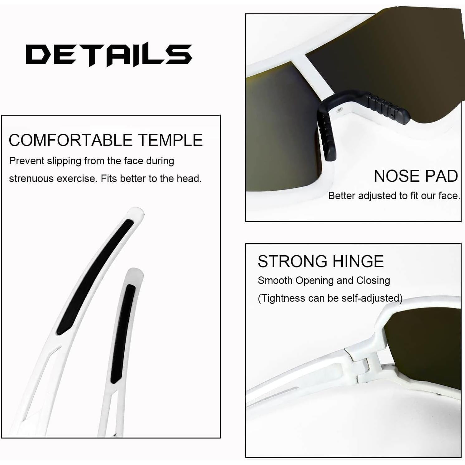 Gafas de Ciclismo SPOSUNE Polarizadas UV400 Unisex