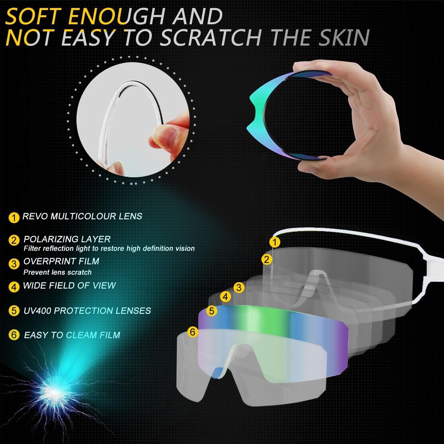 Gafas de Ciclismo SPOSUNE Polarizadas UV400 Unisex