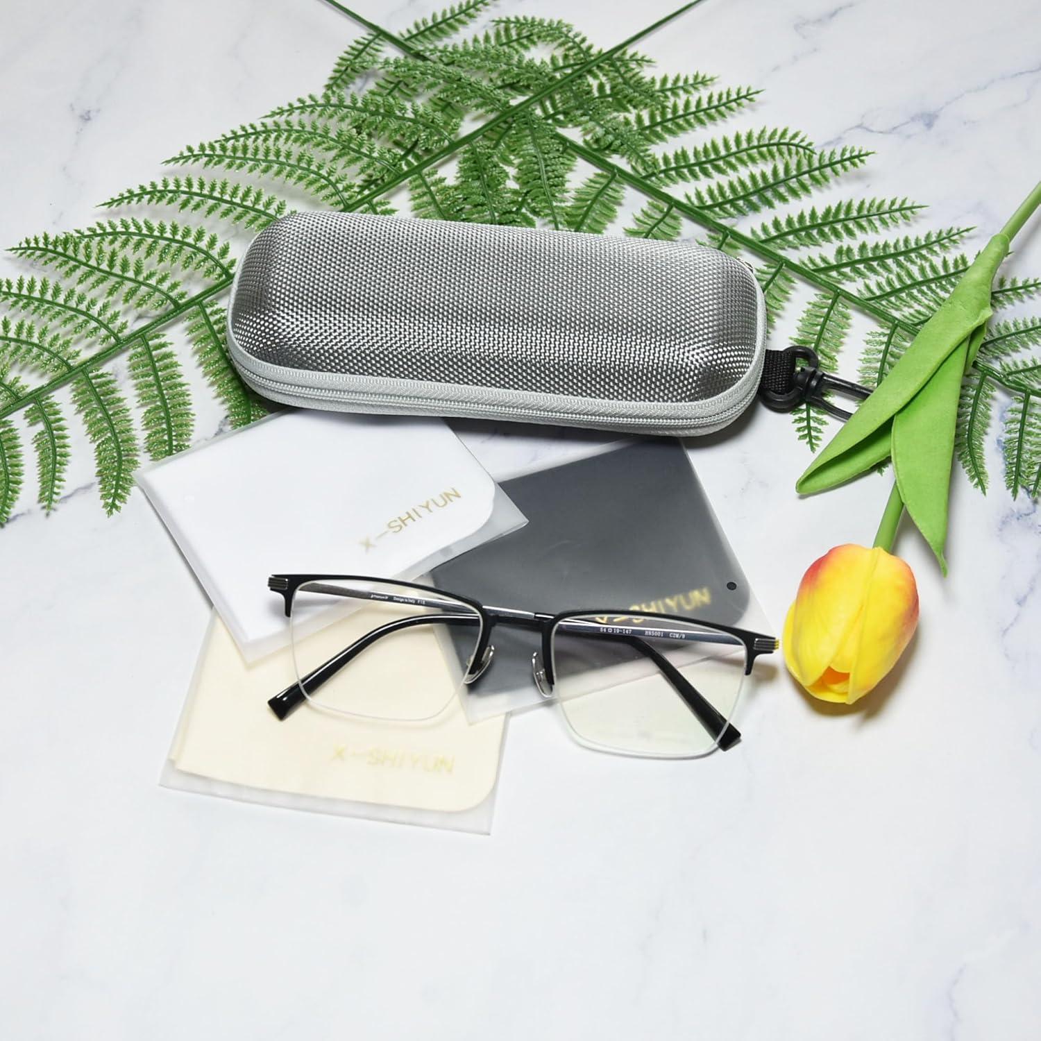 Estuches para gafas semi-rígidos unisex - 9 piezas