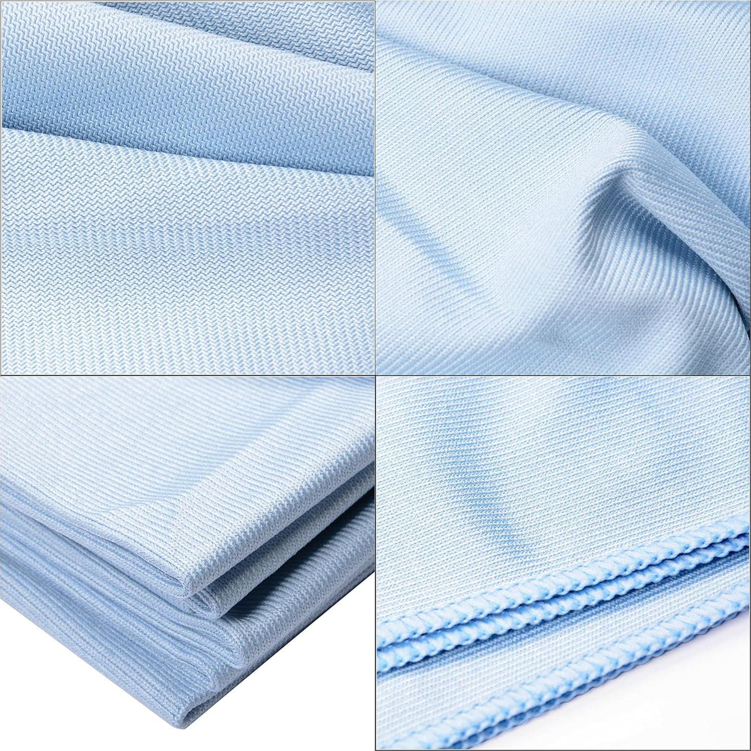 Paño de Microfibra MUZOCT 8 Pcs 40x40 cm Limpieza Sin Rayas