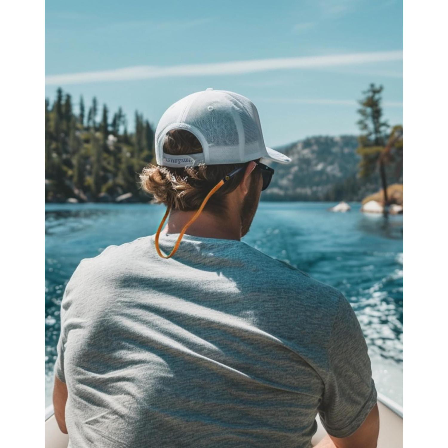 Correa de Gafas de Cuero PVS-001 Naranja Vibrante Unisex