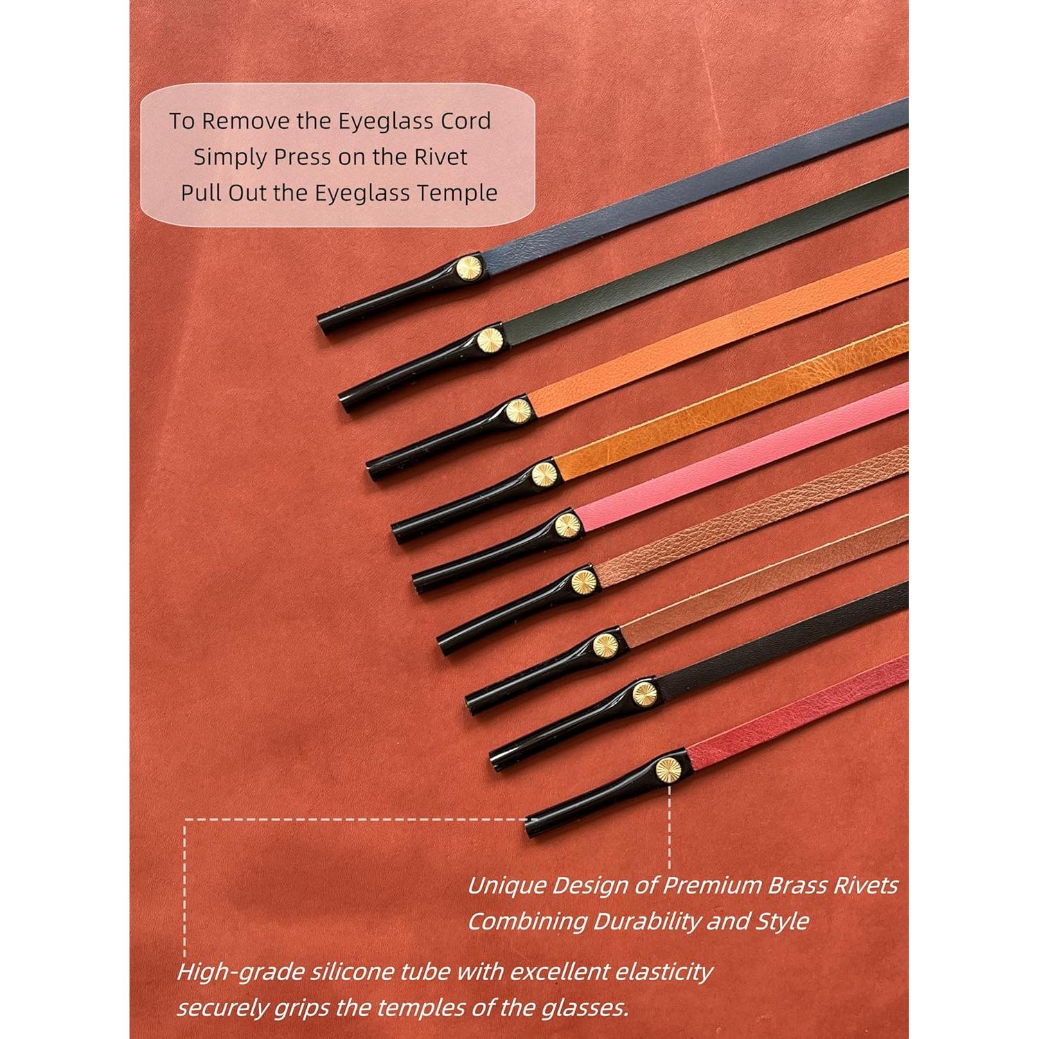 Correa de Gafas de Cuero PVS-001 para Sol y Vista