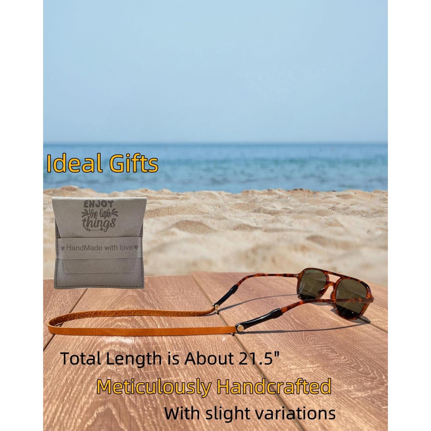 Correa de Gafas de Cuero PVS-001 para Sol y Vista