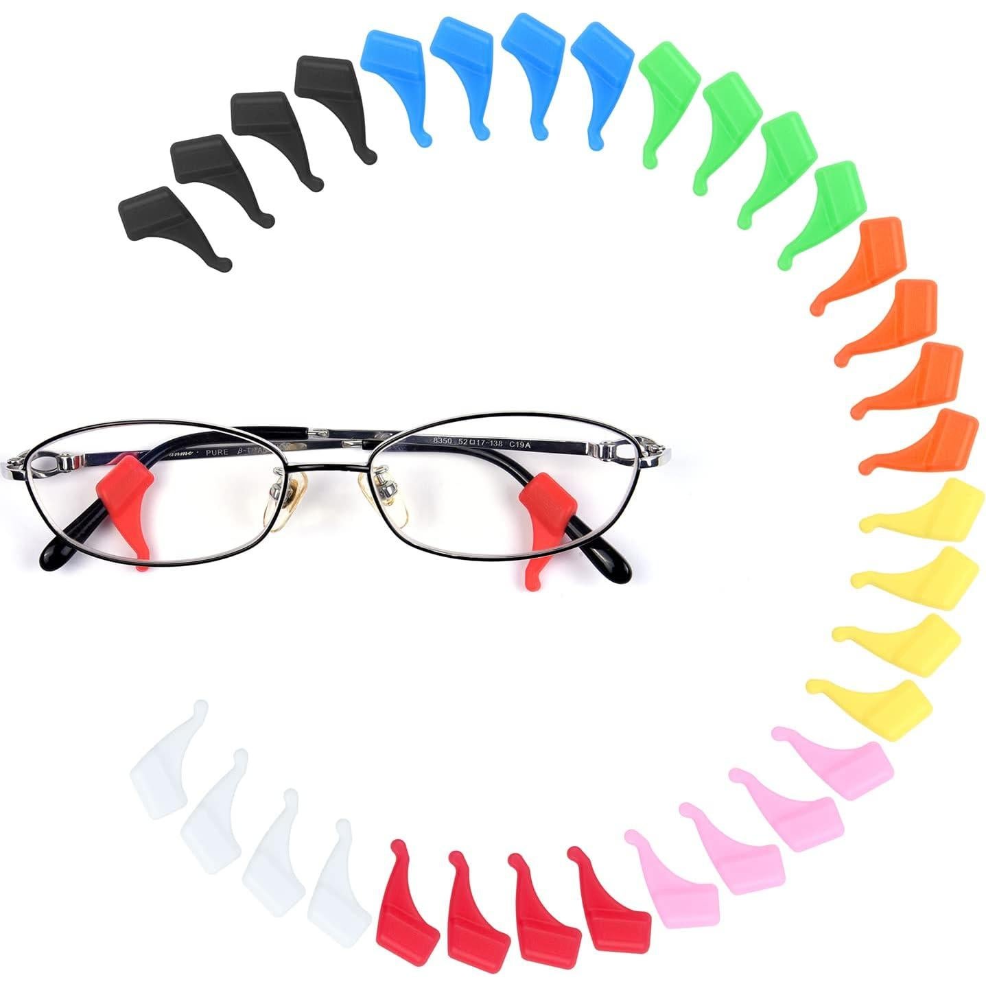 Agarraderas para Gafas Hishelf 16 Pares Silicona Multicolor