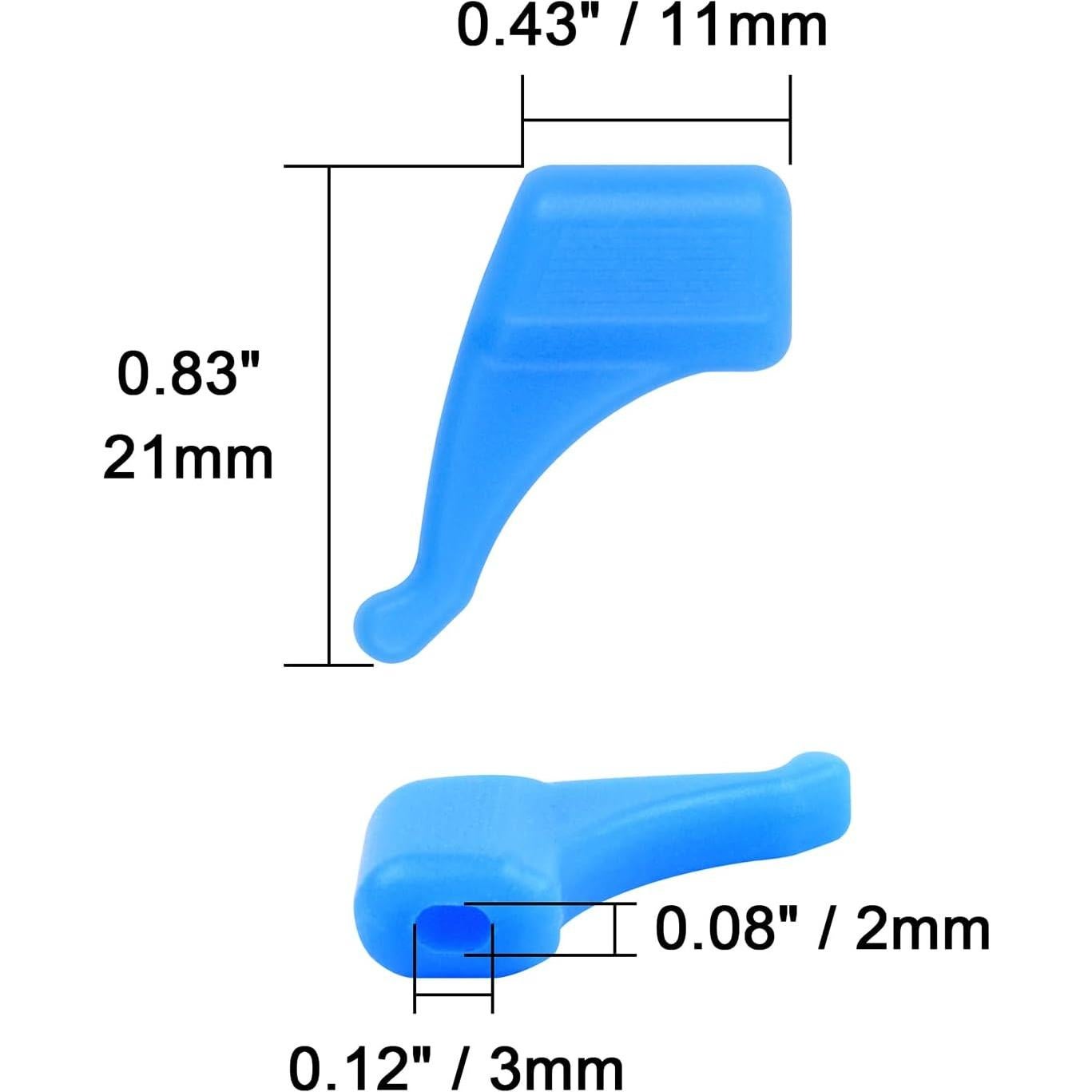 Agarraderas para Gafas Hishelf 16 Pares Silicona Multicolor